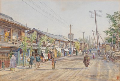 A Street in Tokyo by Rudolf Bernt